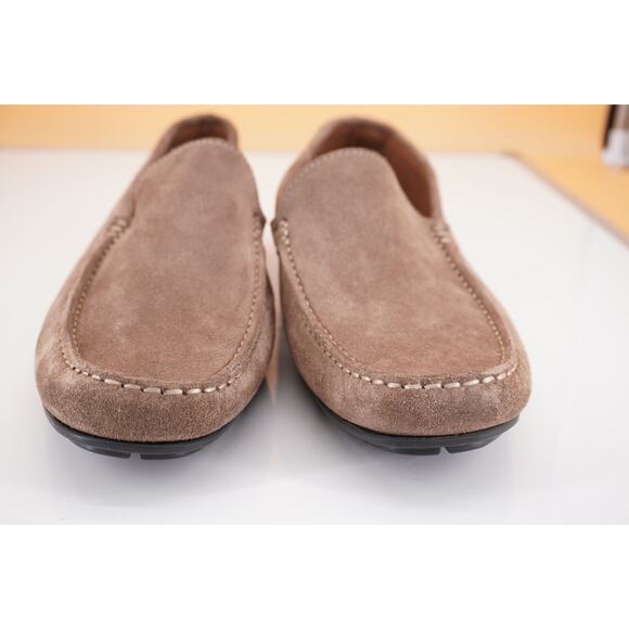 To Boot New York Quincy Grey Suede Men\'s Driver loafers Size 12 New $295 Moc main image 9